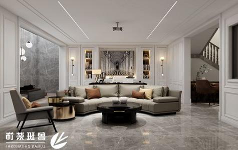 蔷薇溪谷五居室252平米美式风格效果图-威尼斯真人官方装饰史坤主笔设计